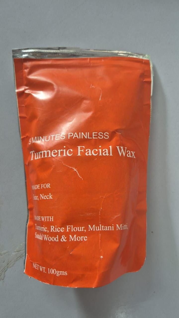5 Minutes Painless Turmeric Facial Wax 100 gm